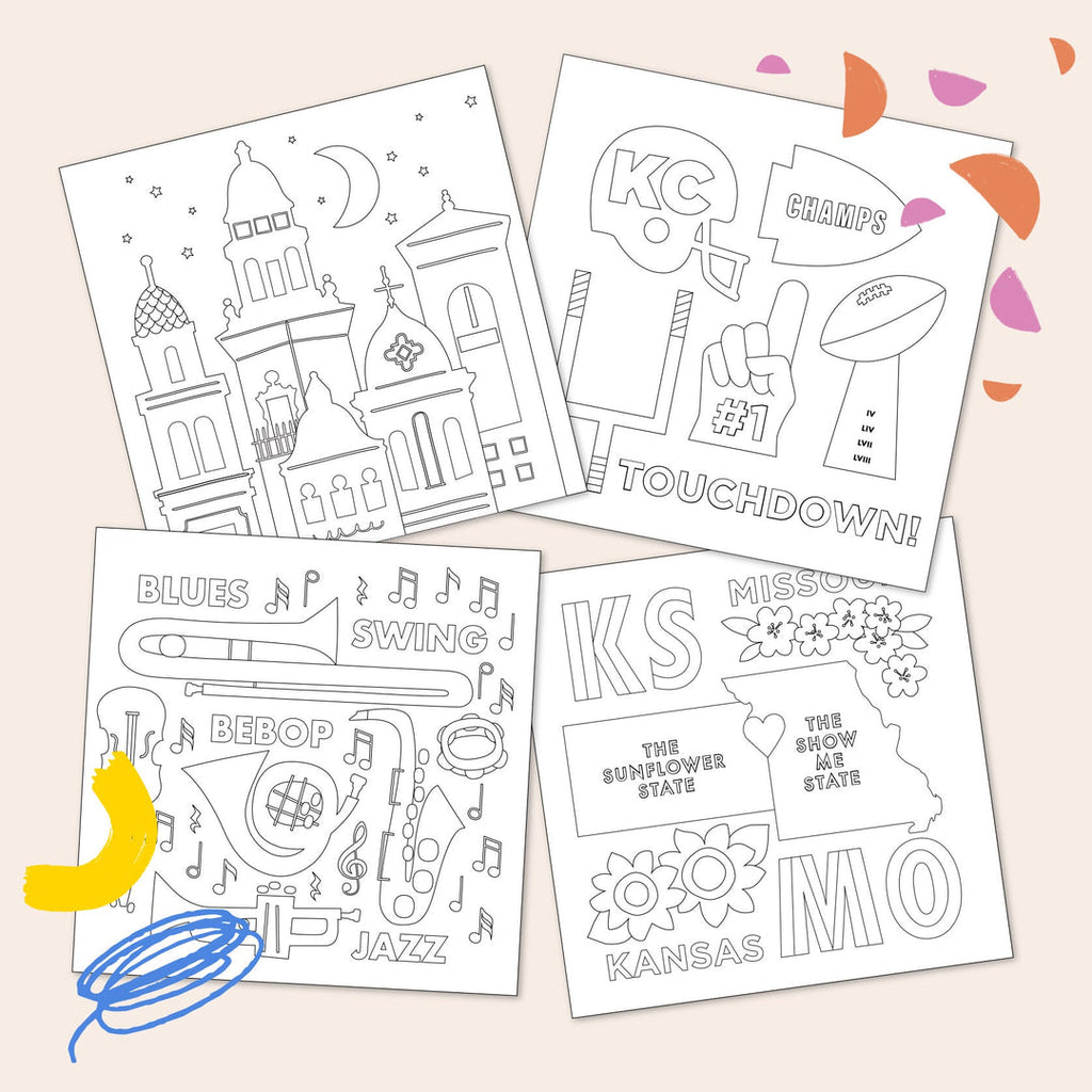 AMPERSAND | COLORING KANSAS CITY: A COLORING ADVENTURE BOOK AMPERSAND