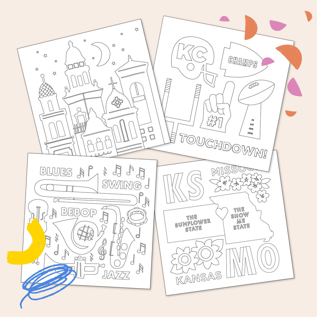 AMPERSAND | COLORING KANSAS CITY: A COLORING ADVENTURE BOOK AMPERSAND