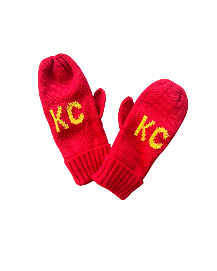 CARLY RAE STUDIO | KC KNIT MITTENS - RED Carly Rae Studio