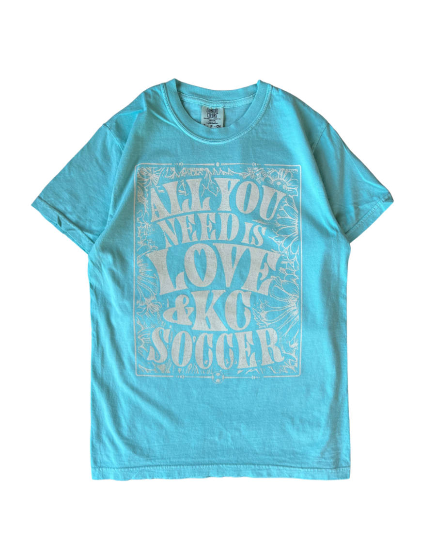 1KC | THE LILY T-SHIRT | TEAL - Westside Storey