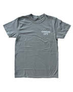 BELLBOY | SIMPLE KC T-SHIRT - SAGE GREEN/WHITE - Westside Storey