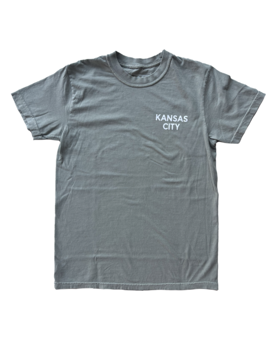 BELLBOY | SIMPLE KC T-SHIRT - SAGE GREEN/WHITE - Westside Storey