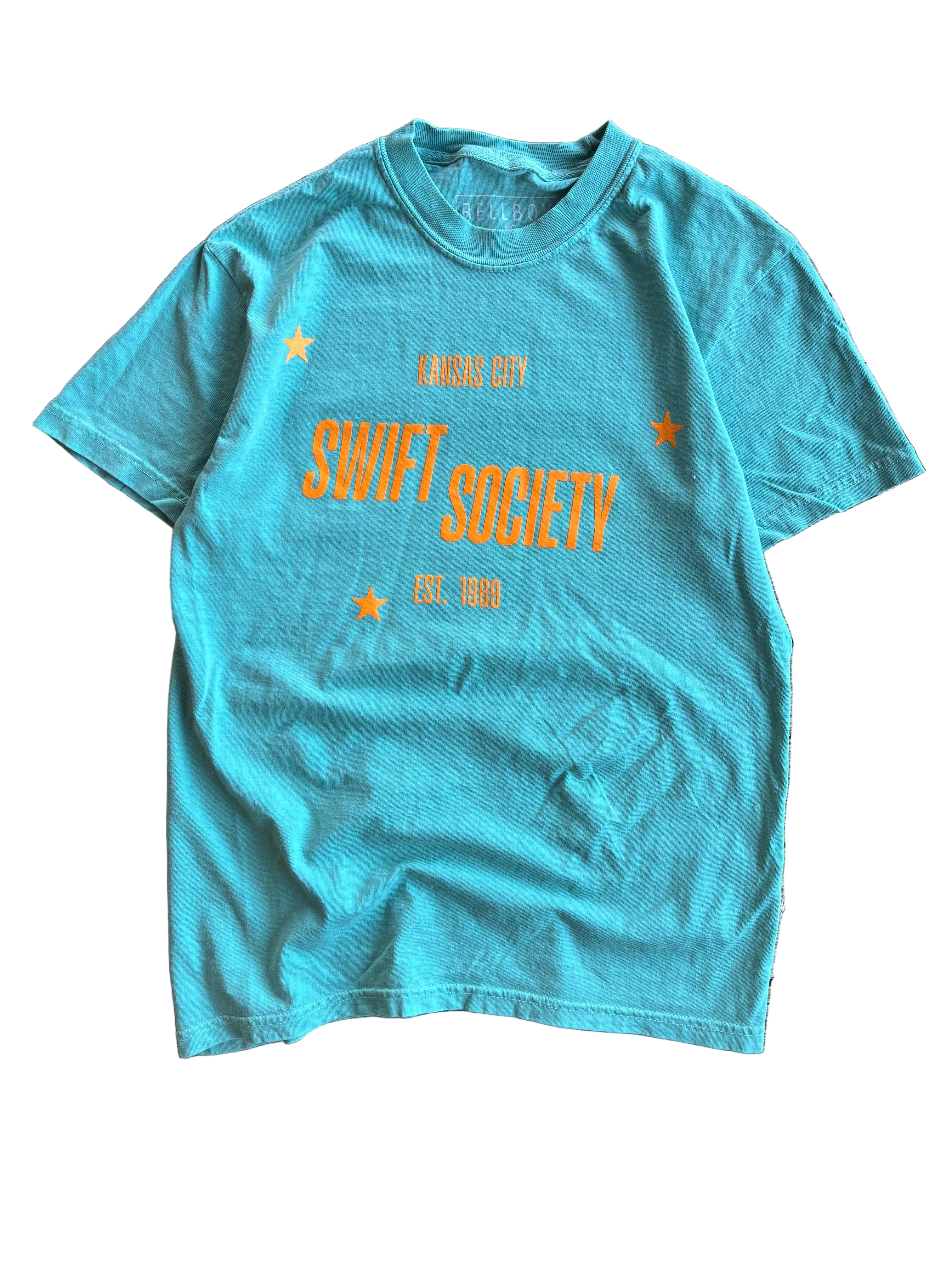 BELLBOY | KC SHOWGIRL SWIFT SOCIETY - SEAFOAM/ORANGE Bellboy Apparel