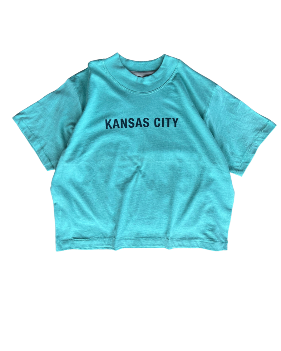 BELLBOY | ESSENTIAL KANSAS CITY CROP - TEAL - Westside Storey