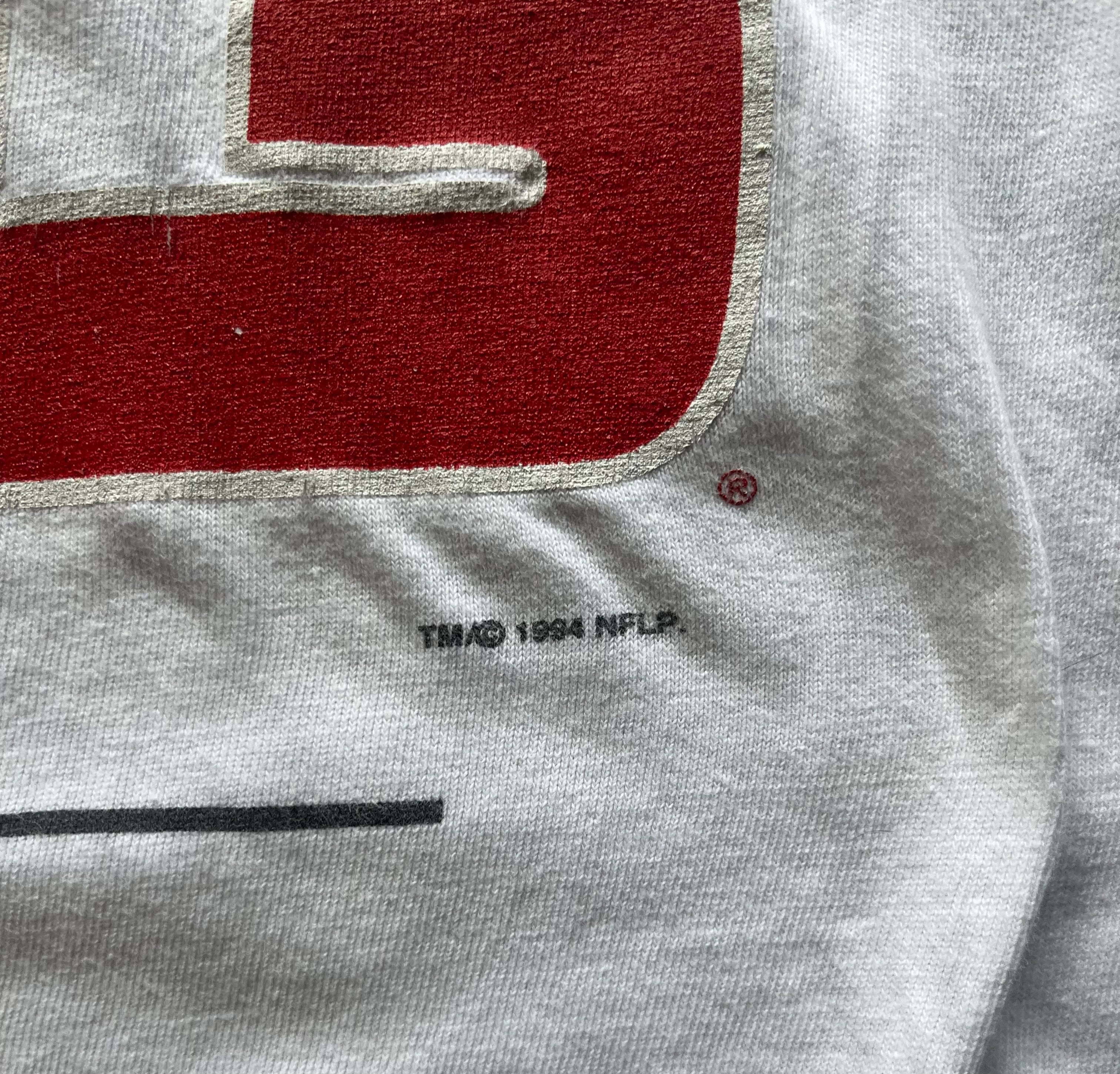 WESTSIDE STOREY VINTAGE | VINTAGE 1994 TAZ TORNADO KC CHIEFS T-SHIRT- AS IS - Westside Storey