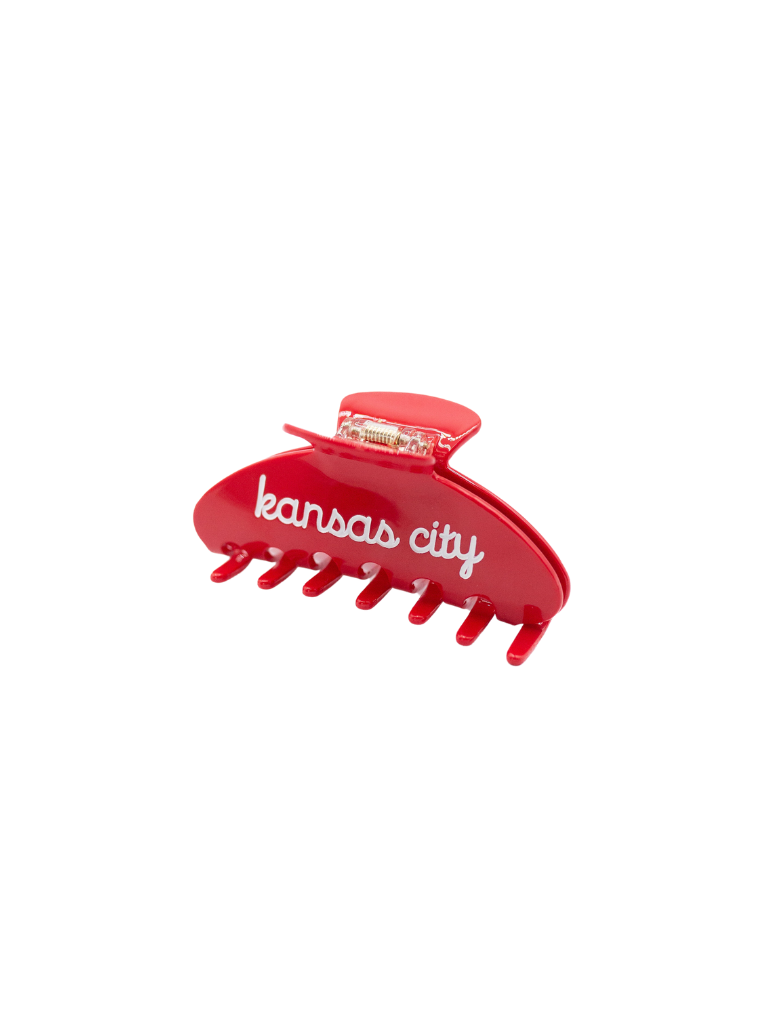 EB AND CO | KANSAS CITY CHIEFS CLAW CLIP (RED) EB & CO