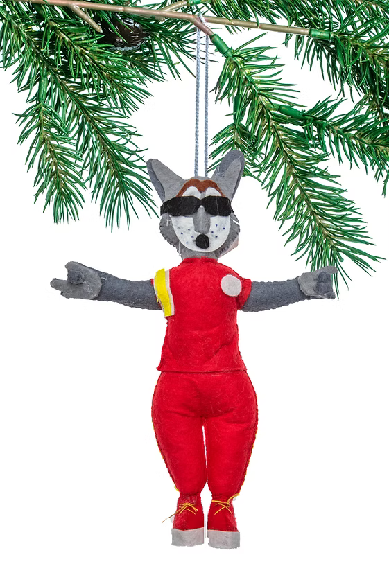 SILK ROAD BAZAAR | KC WOLF ORNAMENT Silk Road Bazaar