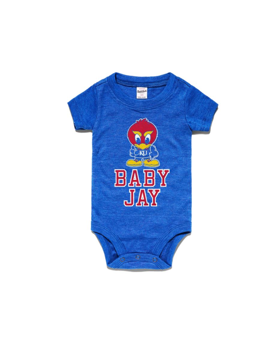 CHARLIE HUSTLE | KIDS BABY JAY ONESIE - ROYAL BLUE - Westside Storey