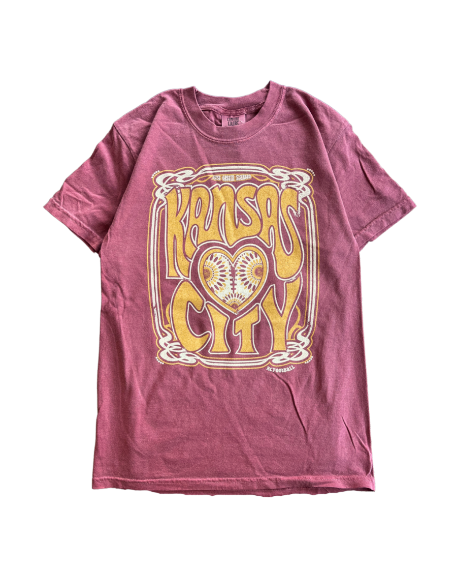 1KC | TACHA TEE - CRIMSON - Westside Storey