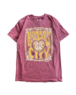 1KC | TACHA TEE - CRIMSON - Westside Storey