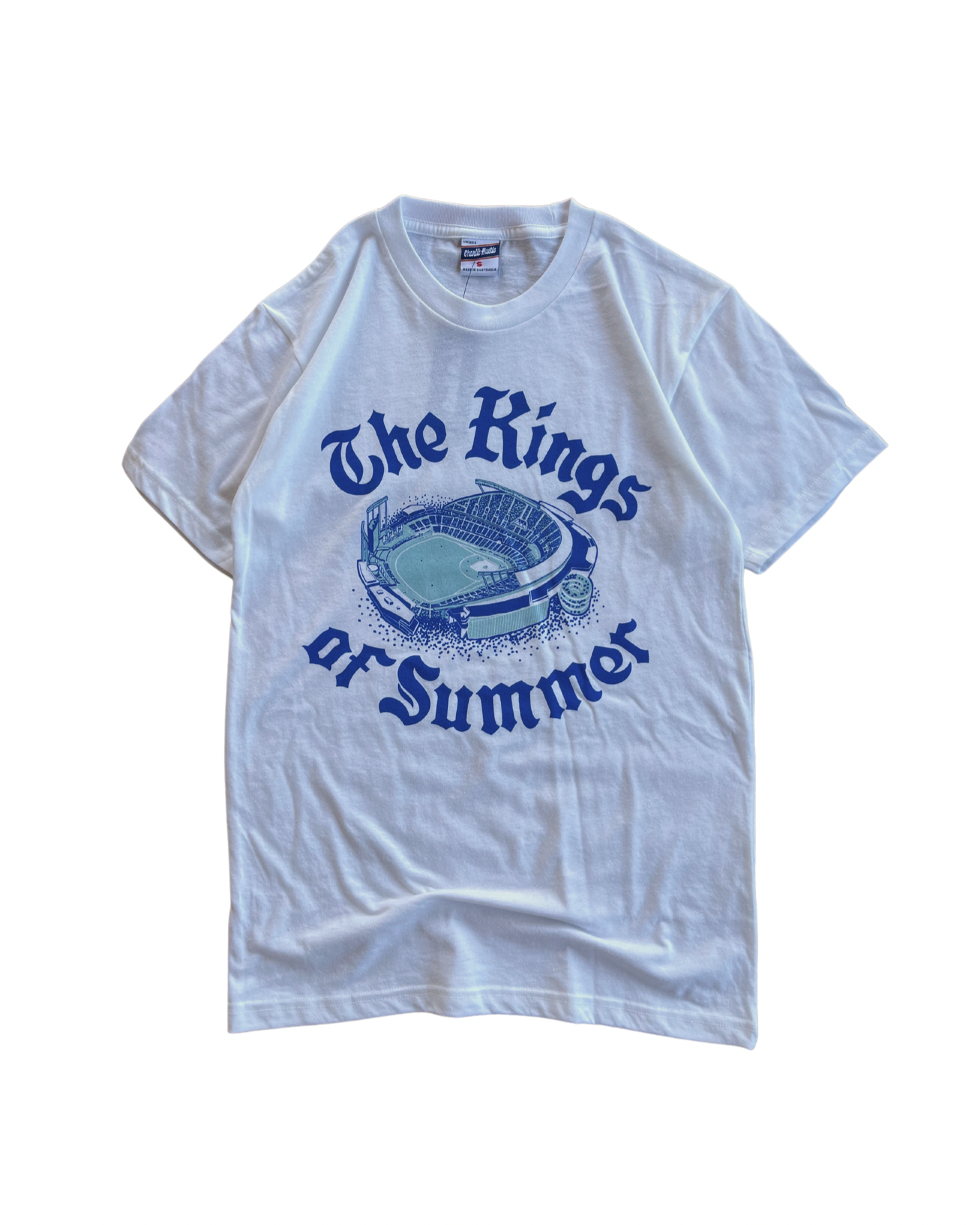 CHARLIE HUSTLE | KINGS OF SUMMER TEE - WHITE - Westside Storey