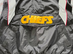 WESTSIDE STOREY VINTAGE | VINTAGE Y2K STARTER THURSDAY NIGHT FOOTBALL SPECIAL EDITION KC CHIEFS PUFFER JACKET - BLACK - Westside Storey