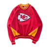 WESTSIDE STOREY VINTAGE | VINTAGE 90S THE GAME ARROWHEAD PATCH KC CHIEFS SWEATSHIRT - RED