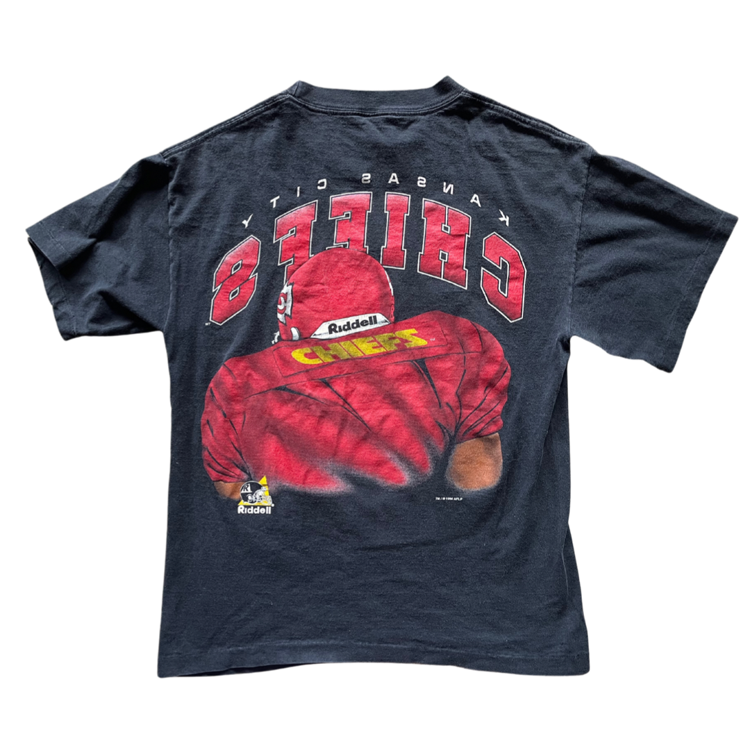 WESTSIDE STOREY VINTAGE | VINTAGE 1996 DOUBLE SIDED CHIEFS FOOTBALL PLAYER T-SHIRT - Westside Storey