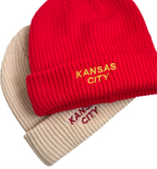 CARLY RAE STUDIO | KC EMBROIDERED KNIT BEANIE Carly Rae Studio