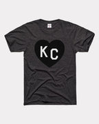 CHARLIE HUSTLE | KC HEART T-SHIRT - GREY Charlie Hustle