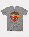 CHARLIE HUSTLE | FRANCHISE KC HEART TEE - GREY