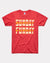 CHARLIE HUSTLE | KIDS SUNDAY FUNDAY TEE - RED Charlie Hustle
