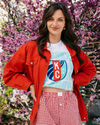 CHARLIE HUSTLE | KC BABY CREST TEE - WHITE Charlie Hustle