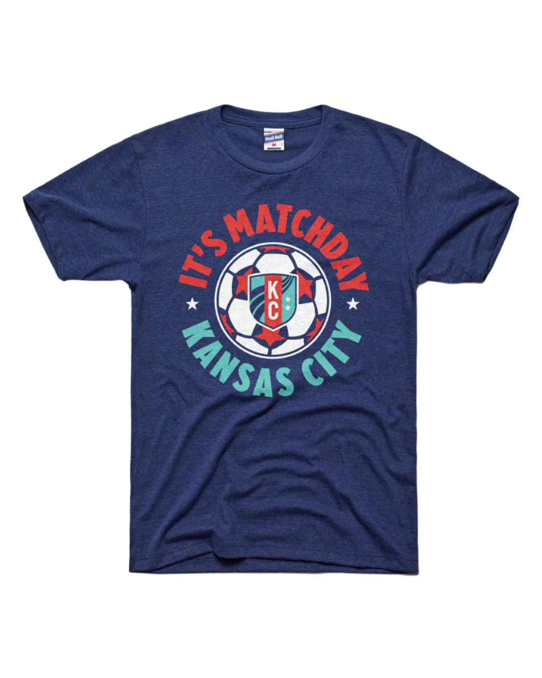 CHARLIE HUSTLE | ITS MATCH DAY TEE - HEATHER NAVY
