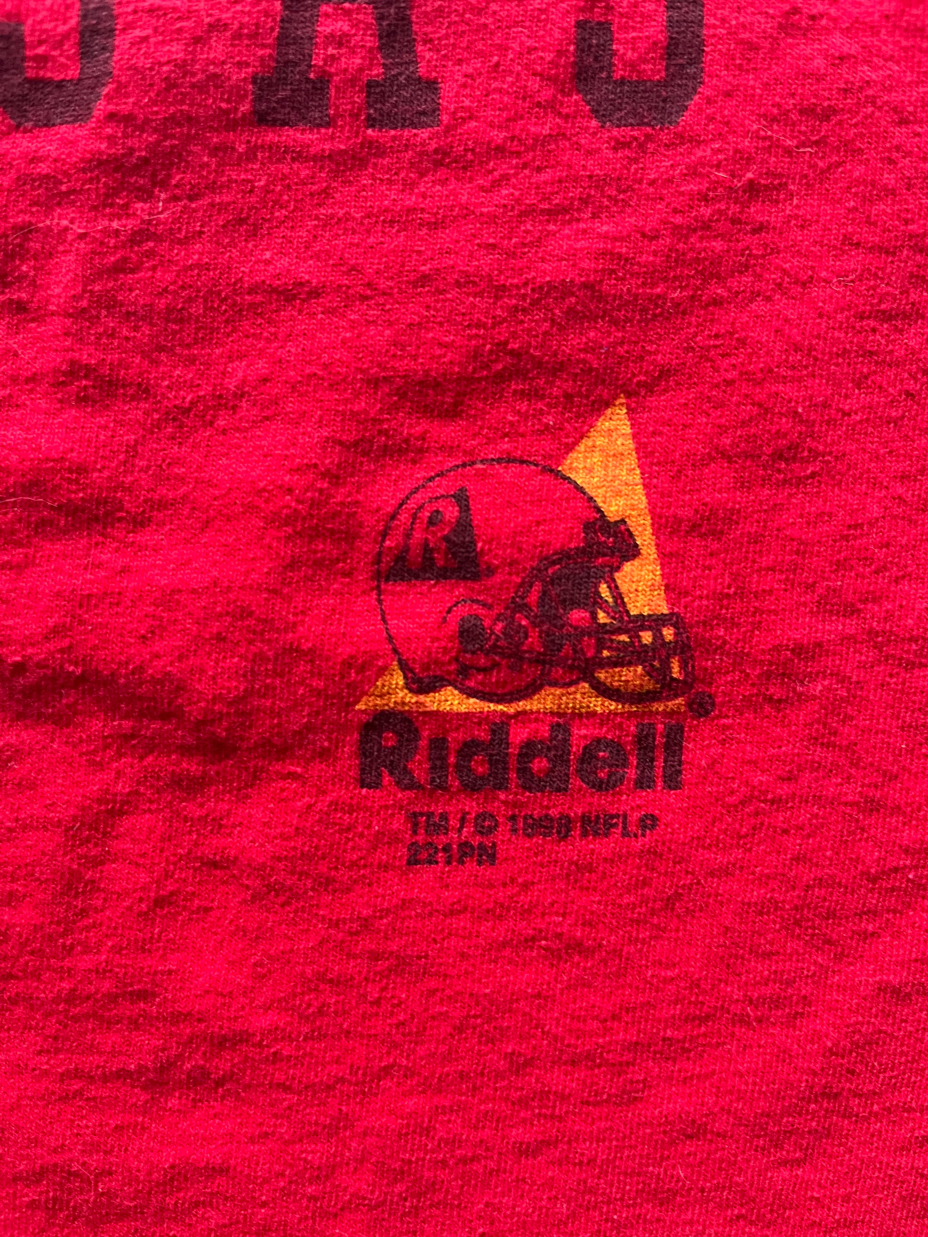 WESTSIDE STOREY VINTAGE | VINTAGE 90S RIDDELL KC CHIEFS SPELLOUT T-SHIRT - Westside Storey