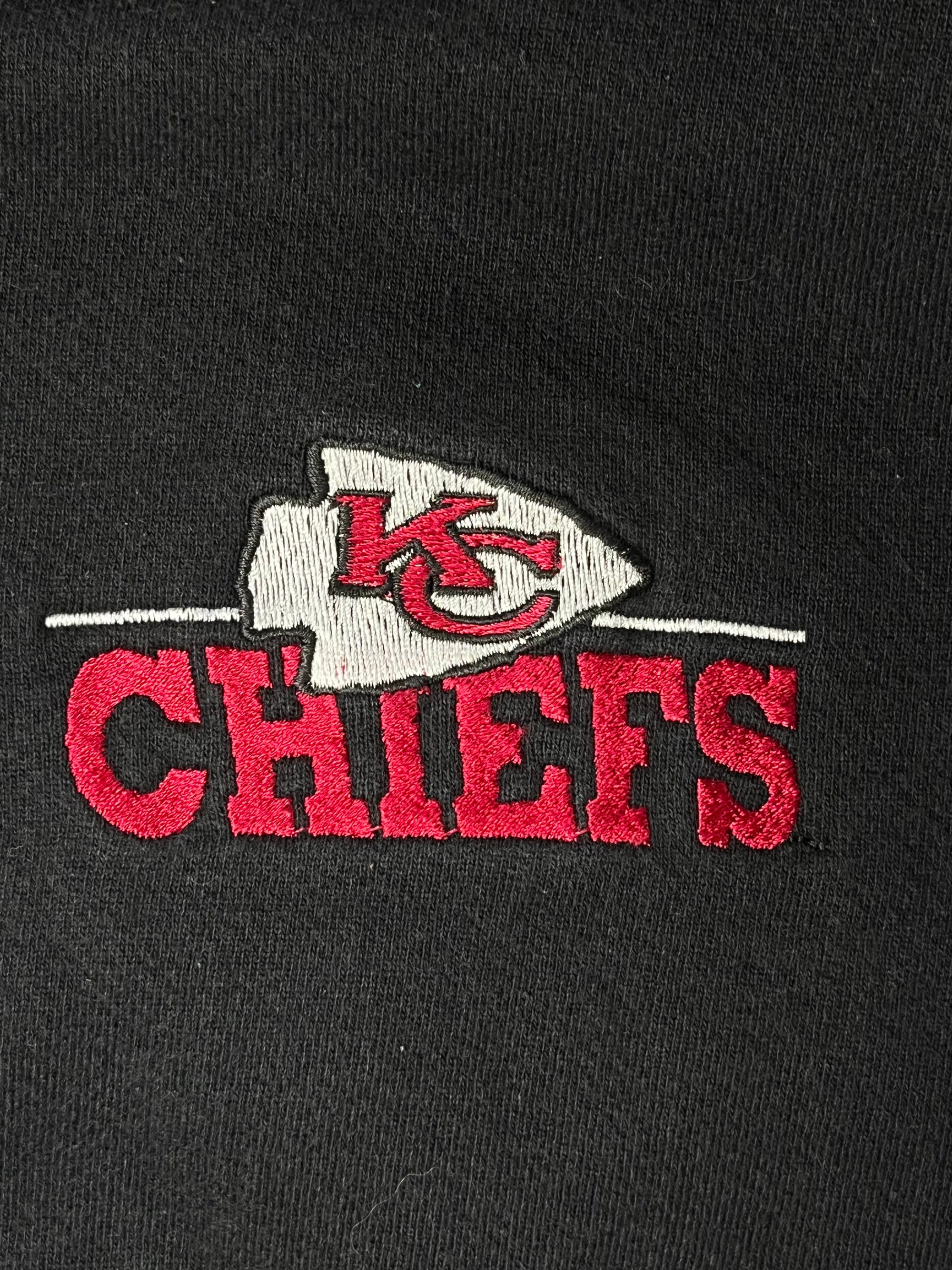 WESTSIDE STOREY VINTAGE | VINTAGE 90S TURTLENECK EMBROIDERED KC CHIEFS ...