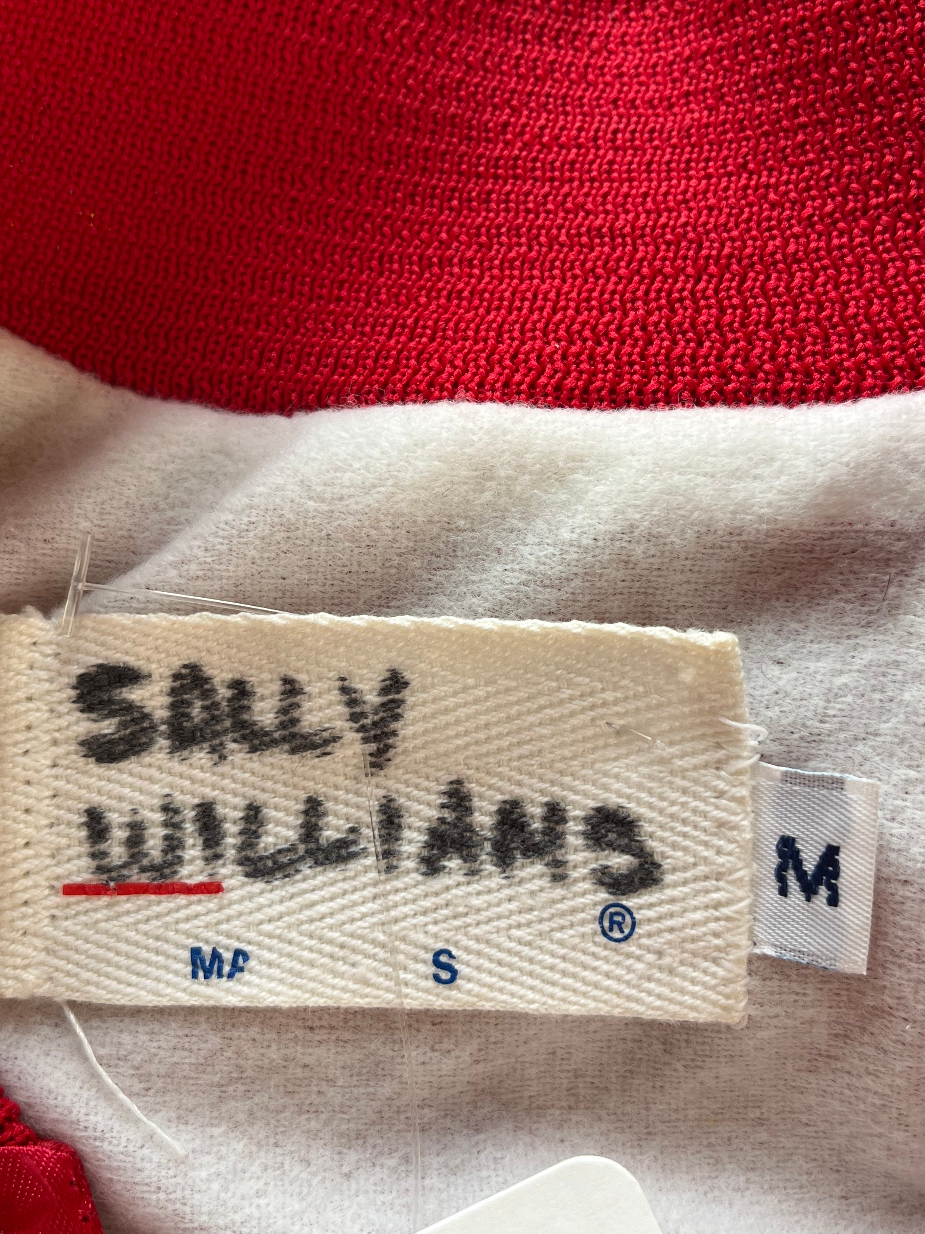 WESTSIDE STOREY VINTAGE | VINTAGE 90S SPELLOUT BACK KC CHIEFS SATIN BOMBER RARE- RED - Westside Storey