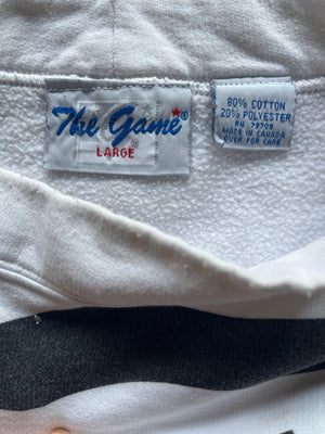 WESTSIDE STOREY VINTAGE | VINTAGE 90S THE GAME FRONT & BACK HUGE GRAPHIC KC CHIEFS SWEATSHIRT - Westside Storey
