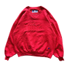 WESTSIDE STOREY VINTAGE | VINTAGE 90S RUSSELL EMBROIDERED KC CHIEFS SWEATSHIRT - RED