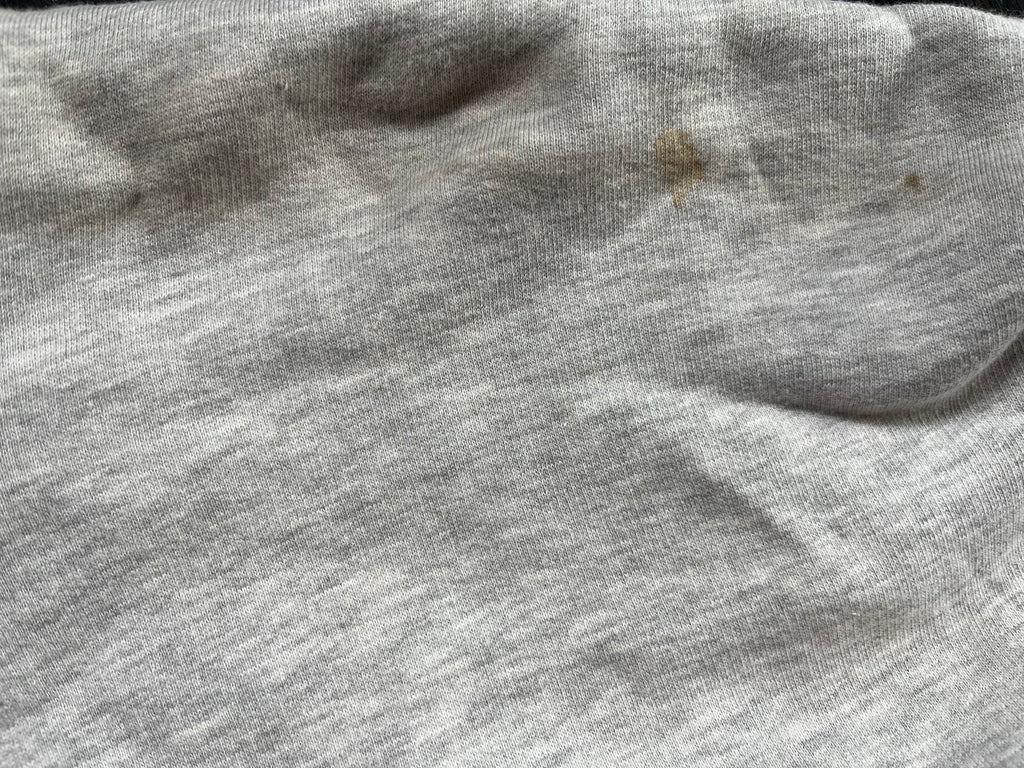 WESTSIDE STOREY VINTAGE | VINTAGE 90S KU JAYHAWKS NIKE MIDDLE SWOOSH DEADSTOCK NWT GREY HOODIE SWEATSHIRT - Westside Storey