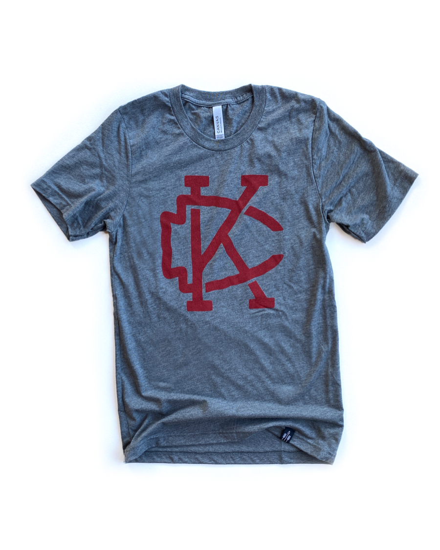 FLINT AND FIELD | ARROWHEAD KC T-SHIRT - GRAY - Westside Storey