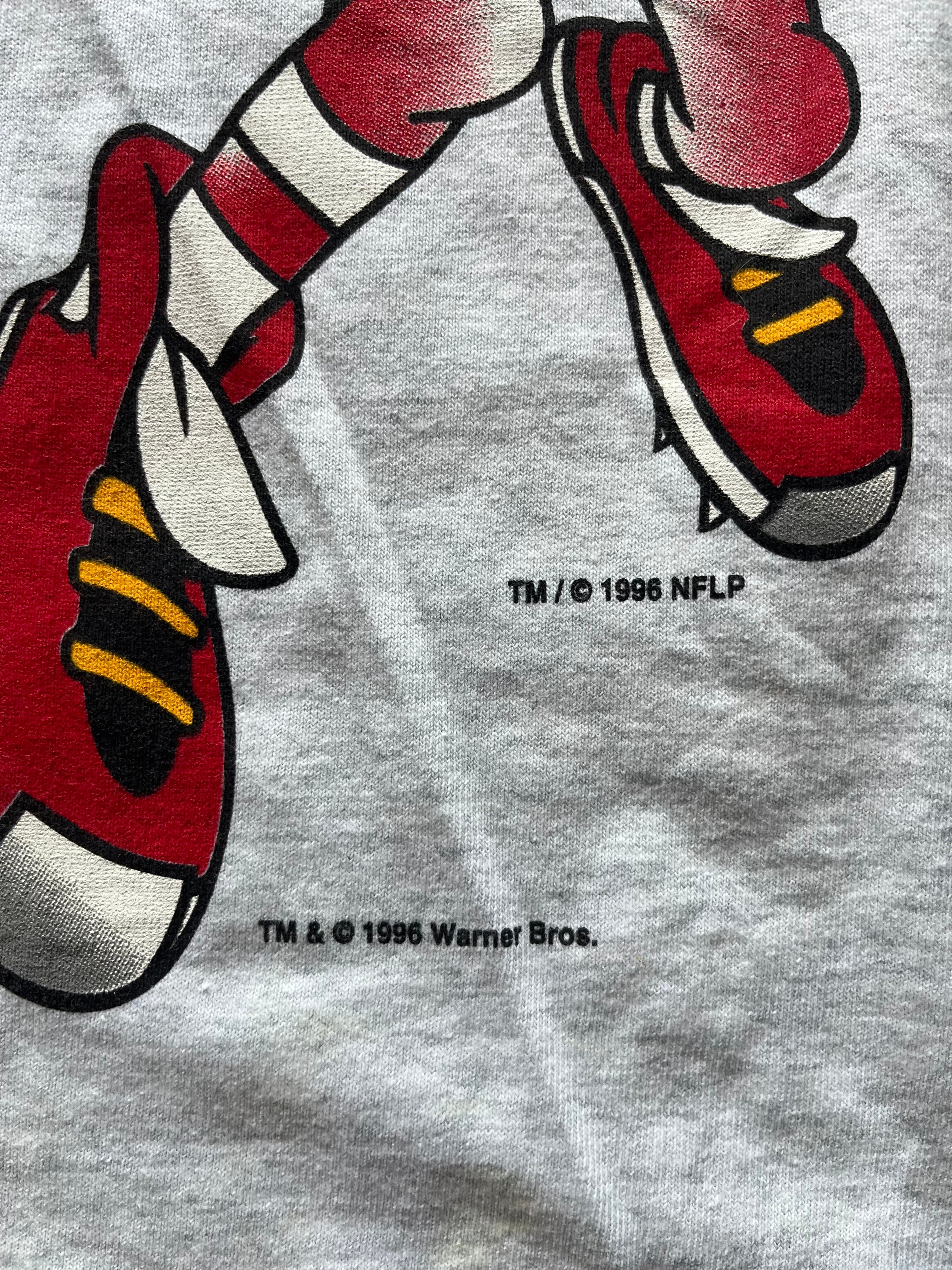 WESTSIDE STOREY VINTAGE | VINTAGE 1996 AIR BUGS BUNNY KANSAS CITY CHIEFS T-SHIRT - Westside Storey