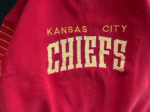 WESTSIDE STOREY VINTAGE | VINTAGE RARE 80S STARTER KC CHIEFS SWEATSHIRT- RED - Westside Storey