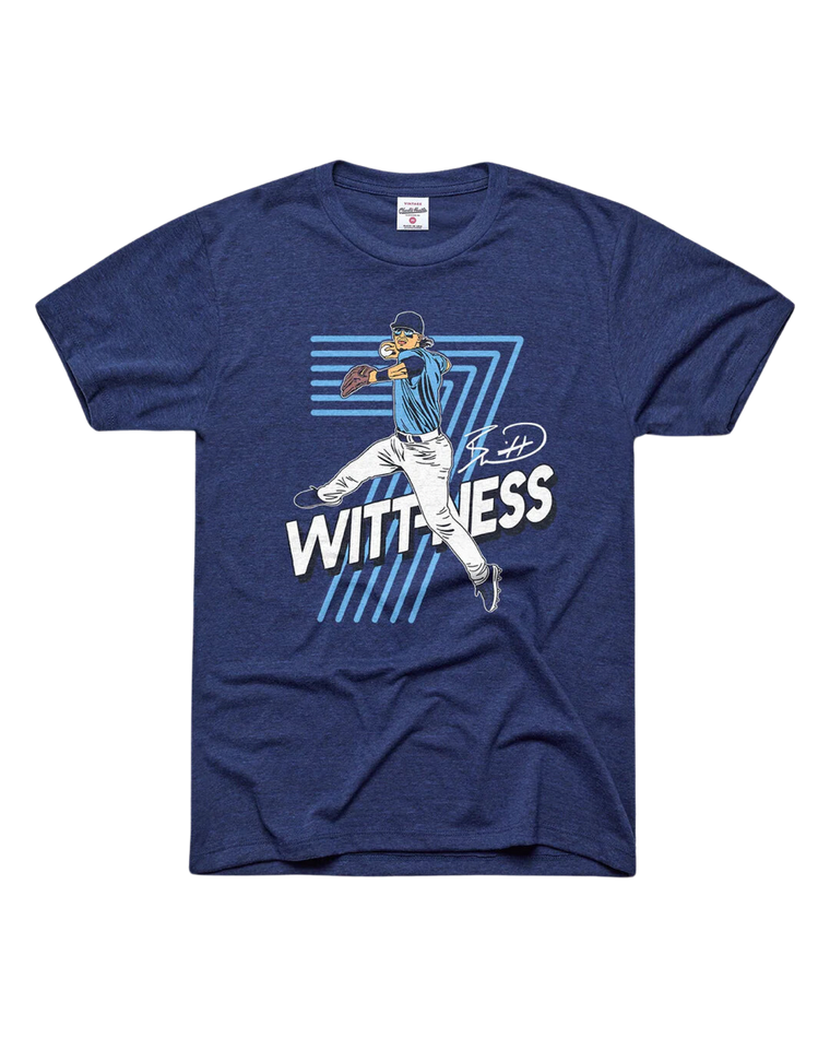 CHARLIE HUSTLE | BOBBY WITT JUNIOR WITTNESS T-SHIRT - NAVY