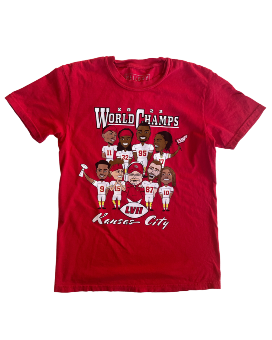 BELLBOY | WORLD CHAMPS CARICATURE T-SHIRT - Westside Storey