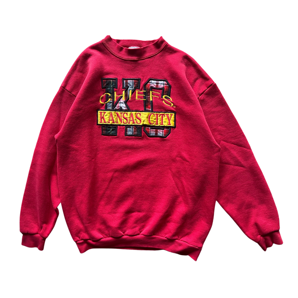 WESTSIDE STOREY VINTAGE | VINTAGE 90S PAISLEY KC CHIEFS SWEATSHIRT - Westside Storey