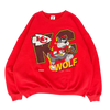 WESTSIDE STOREY VINTAGE | VINTAGE 90S KC WOLF CHIEFS SWEATSHIRT- RED