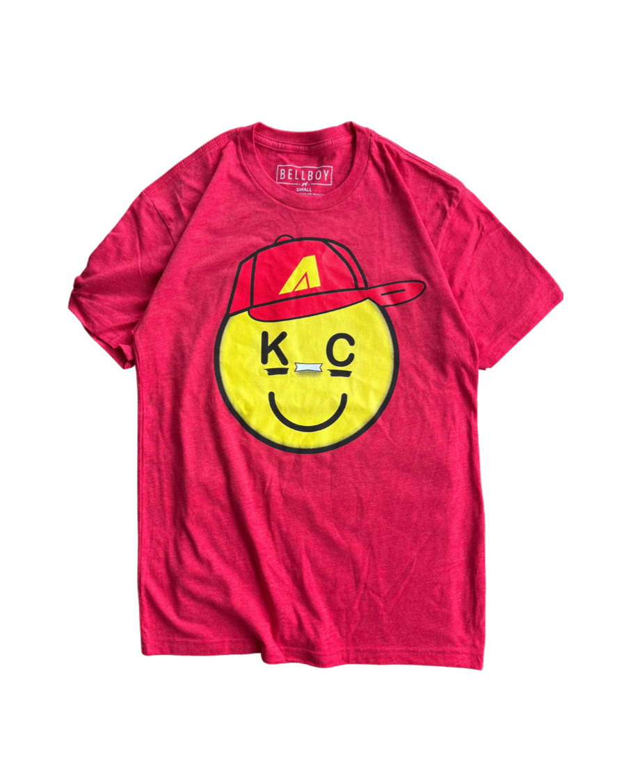 BELLBOY | KC SMILEY FOOTBALL T-SHIRT - Westside Storey
