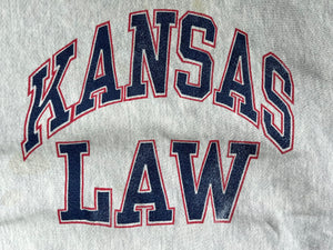WESTSIDE STOREY VINTAGE | VINTAGE 80S-90S KU LAW REVERSE WEAVE GRAY SWEATSHIRT - Westside Storey