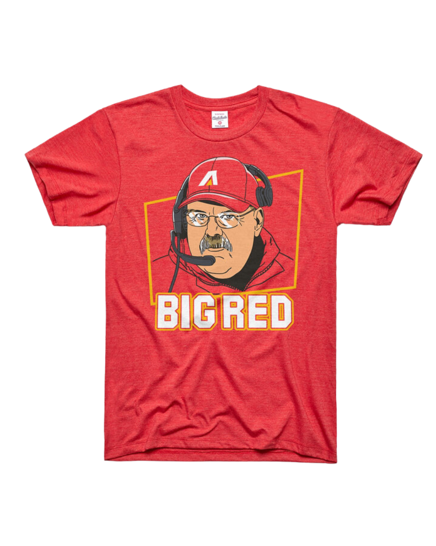 CHARLIE HUSTLE | COACH ANDY BIG RED T-SHIRT - Westside Storey