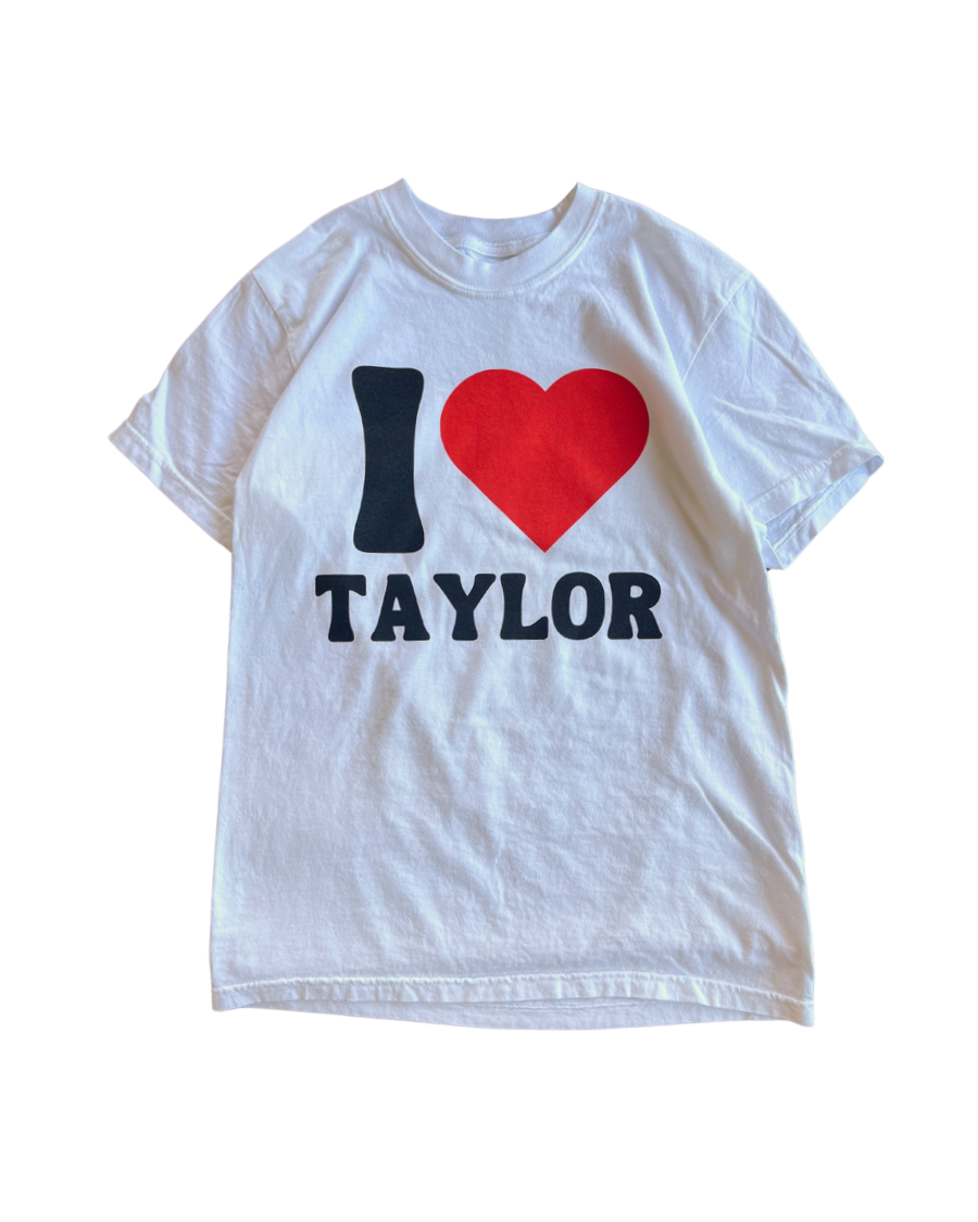 BELLBOY | I HEART TAYLOR T-SHIRT - WHITE