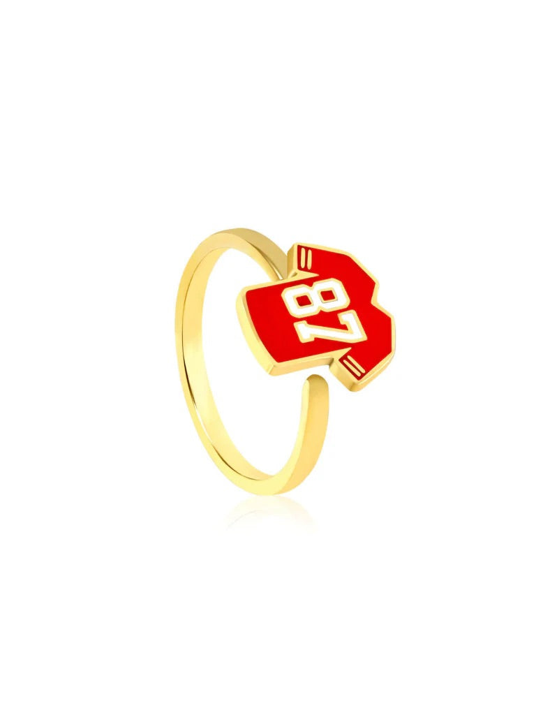 EB AND CO | #87 TIGHT END JERSEY RING