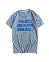 CHARLIE HUSTLE | BOYS ARE PLAYIN SOME BALL T-SHIRT - GREY