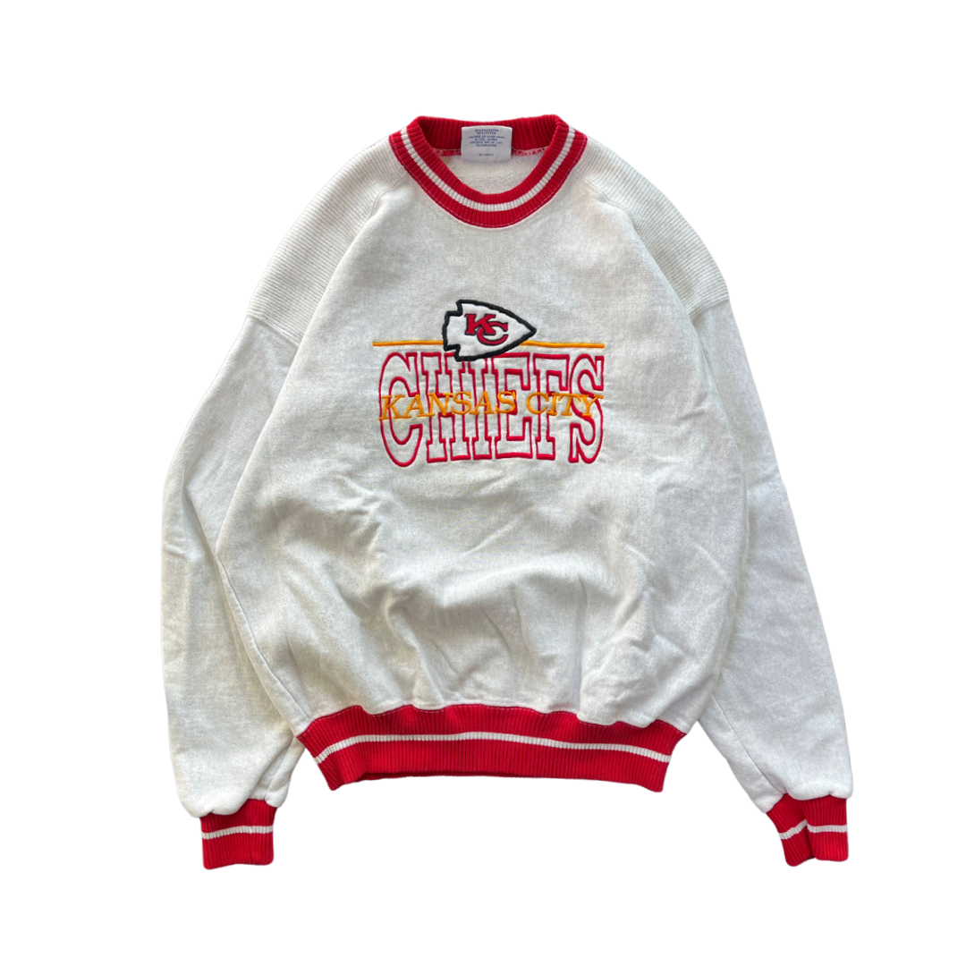 WESTSIDE STOREY VINTAGE | VINTAGE 90S LEGENDS KC CHIEFS SWEATSHIRT - GRAY - Westside Storey