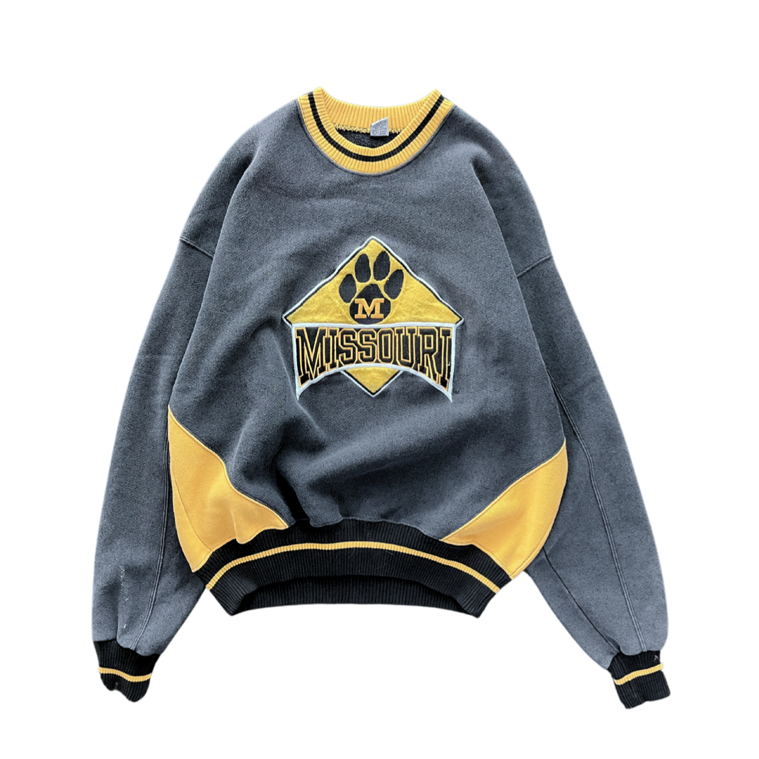 WESTSIDE STOREY VINTAGE | VINTAGE 90S MU TIGERS THE GAME SWEATSHIRT- BLACK/GOLD - Westside Storey