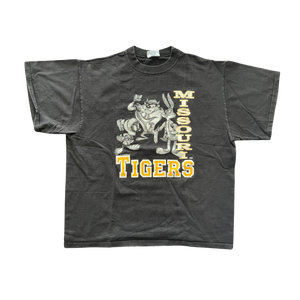 WESTSIDE STOREY VINTAGE | VINTAGE 1993 MISSOURI TIGERS LOONEY TUNES MIZZOU T-SHIRT - BLACK - Westside Storey