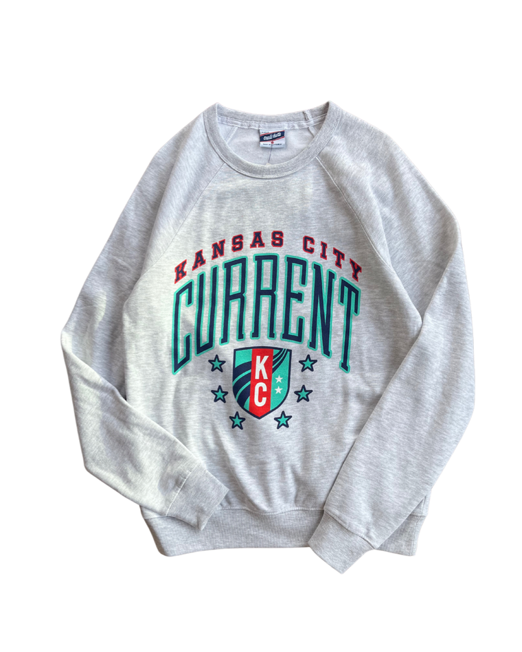 CHARLIE HUSTLE | KC CURRENT FOUNDERS ARCH SWEATSHIRT - ASH