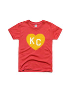 CHARLIE HUSTLE | KIDS KC HEART - RED/GOLD - Westside Storey