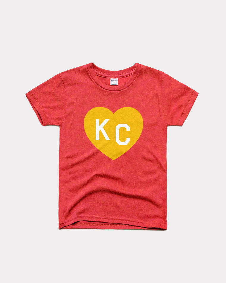 CHARLIE HUSTLE | KIDS KC HEART - RED/GOLD - Westside Storey