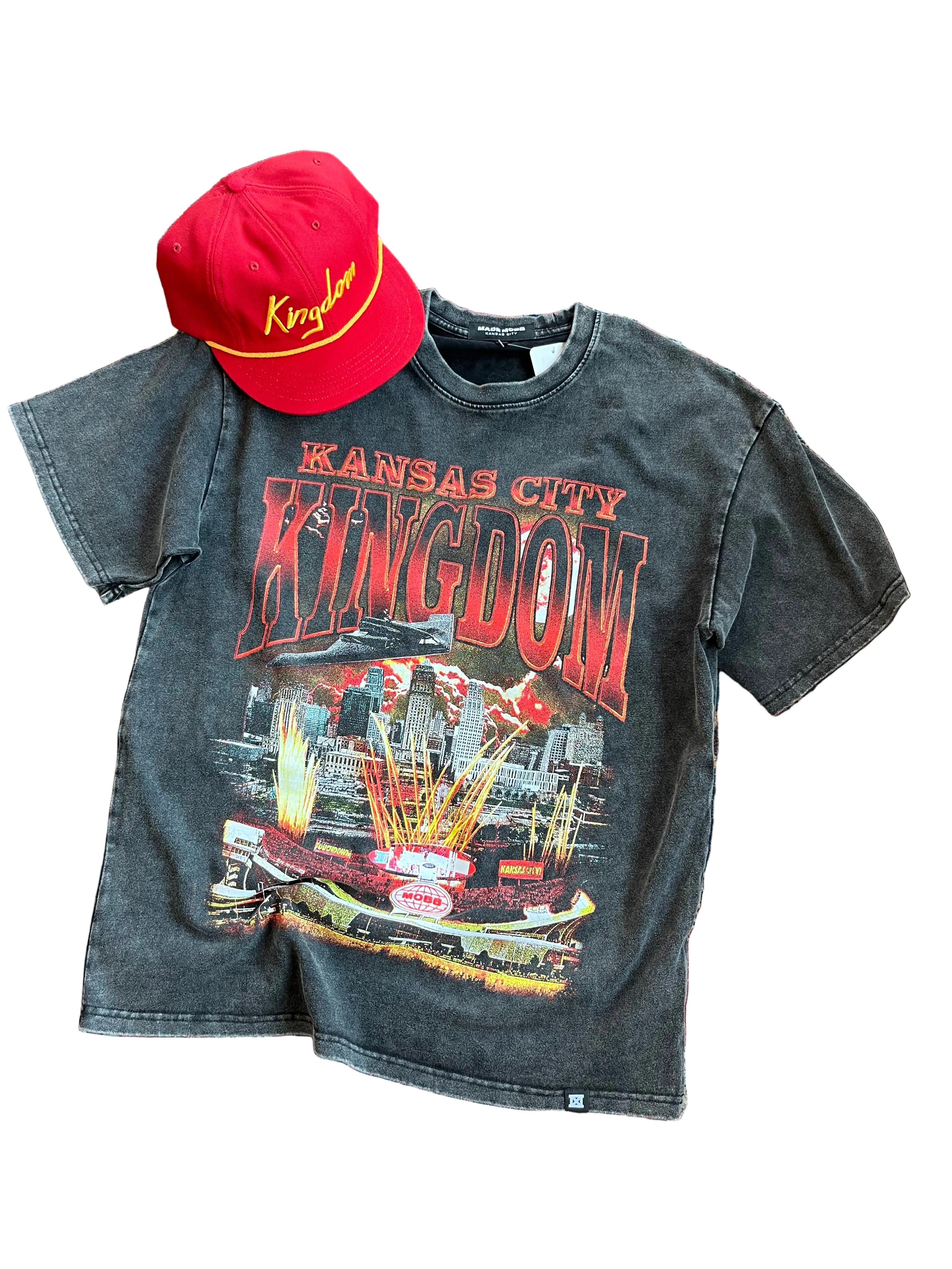MADE MOBB | FLYOVER KINGDOM TEE - BLACK Made Mobb
